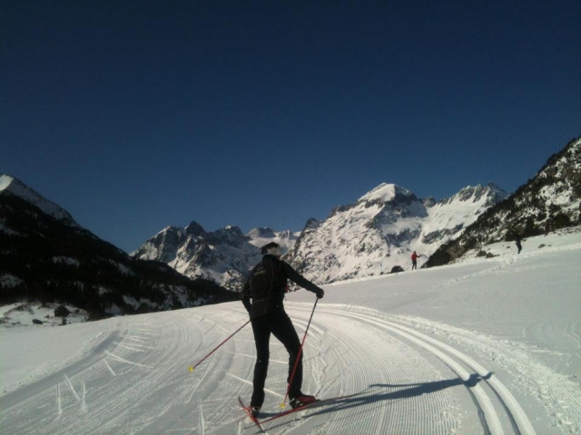 Esquiando en solitario